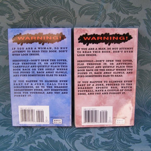 2 books - Jokes Men/Women won't laugh at - HILARIOUS! - Picture 2 of 3